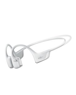 SHOKZ Casque à Conduction Osseuse OpenRun Pro 2 Mini, Écouteurs sans Fil Bluetooth 5.3, Microphones Réducteurs de Bruit, Étanchéité IP55, 12h d'Autonomie, Charge Rapide USB-C, Argent